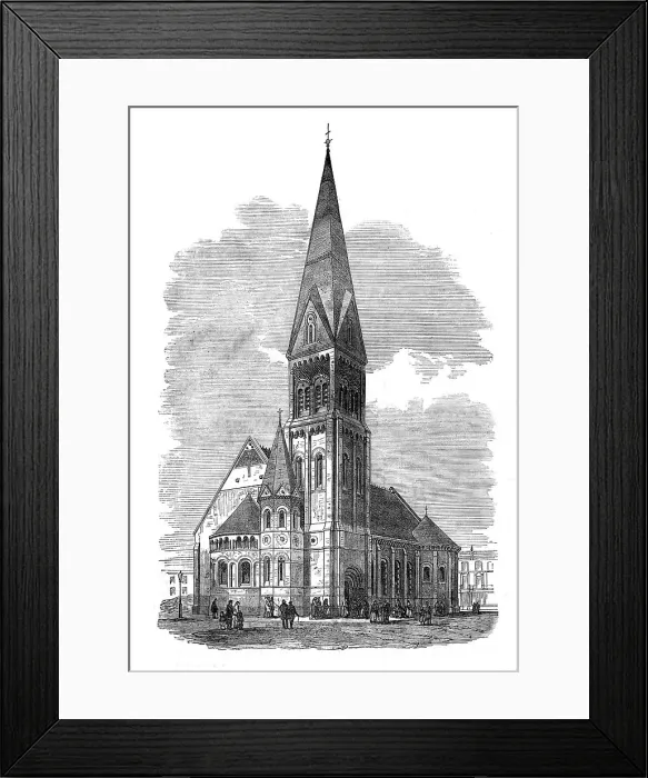 Framed Print : St. Michael's Church, Kensington Park, 1872. Creator: Unknown Framed Print : St. Michael's Church, Kensington Park, 1872. Creator: Unknown