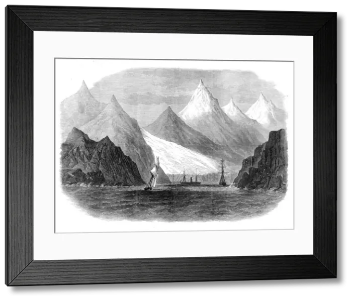 Framed Print : The Swedish exploring exhibition at Green Harbour, Spitzbergen, 1872. Creator: Unknown Framed Print : The Swedish exploring exhibition at Green Harbour, Spitzbergen, 1872. Creator: Unknown