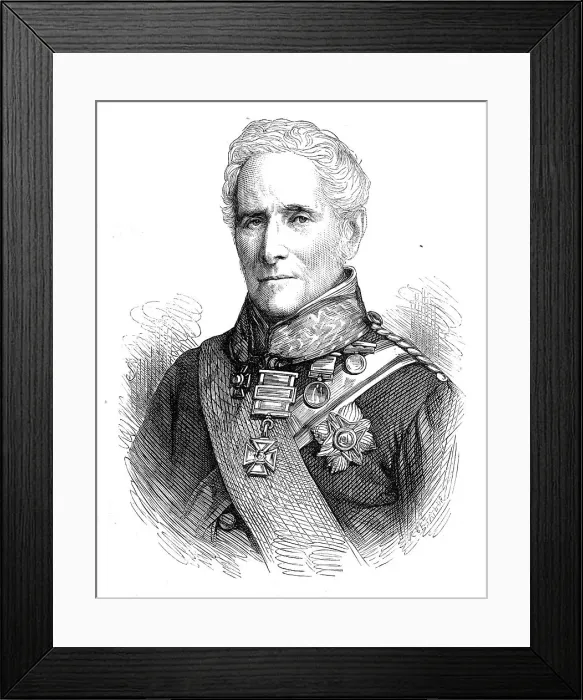 Framed Print : Field Marshal Sir W. Gomm, K.C.B. Constable of the Tower, 1872. Creator: Unknown Framed Print : Field Marshal Sir W. Gomm, K.C.B. Constable of the Tower, 1872. Creator: Unknown