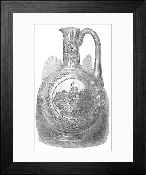 Framed Print : Claret jug presented to the Lord Mayor of London, 1872. Creator: Unknown Framed Print : Claret jug presented to the Lord Mayor of London, 1872. Creator: Unknown