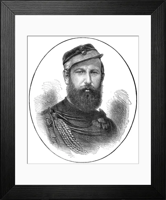 Framed Print : The late Charles XV. King of Sweden and Norway, 1872. Creator: Unknown Framed Print : The late Charles XV. King of Sweden and Norway, 1872. Creator: Unknown