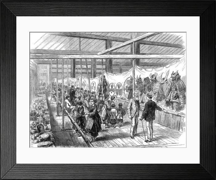 Framed Print : Exhibition of Arts and Manufactures at Kiyoto, Japan, 1872. Creator: Unknown Framed Print : Exhibition of Arts and Manufactures at Kiyoto, Japan, 1872. Creator: Unknown