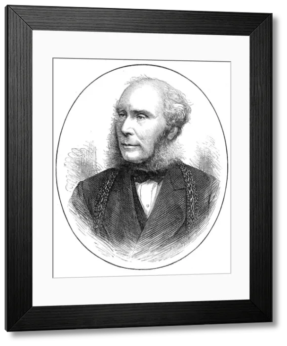 Framed Print : John Barran, Esq. Mayor of Leeds, 1872. Creator: Unknown Framed Print : John Barran, Esq. Mayor of Leeds, 1872. Creator: Unknown