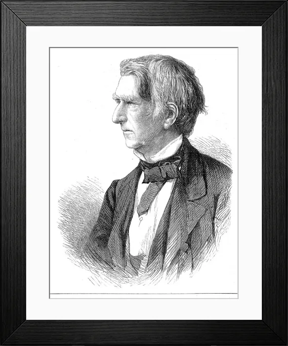 Framed Print : The late Mr. W H. Seward, American statesman, 1872. Creator: Unknown Framed Print : The late Mr. W H. Seward, American statesman, 1872. Creator: Unknown