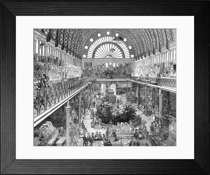 Framed Print : New South Wales Agricultural Exhibition, 1872. Creator: Unknown Framed Print : New South Wales Agricultural Exhibition, 1872. Creator: Unknown