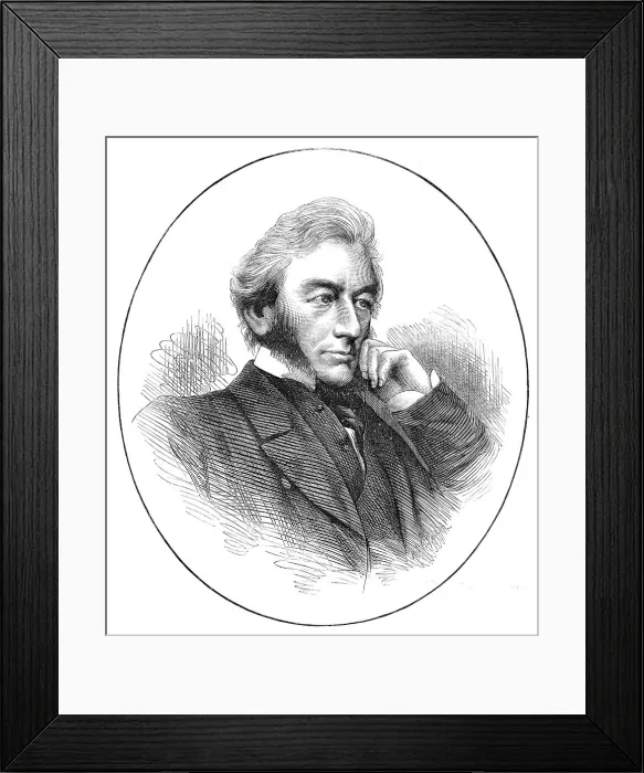 Framed Print : The late Mr. Justice Willes, 1872. Creator: Unknown Framed Print : The late Mr. Justice Willes, 1872. Creator: Unknown