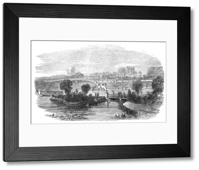 Framed Print : The Lincoln Arboretum, 1872. Creator: Unknown Framed Print : The Lincoln Arboretum, 1872. Creator: Unknown