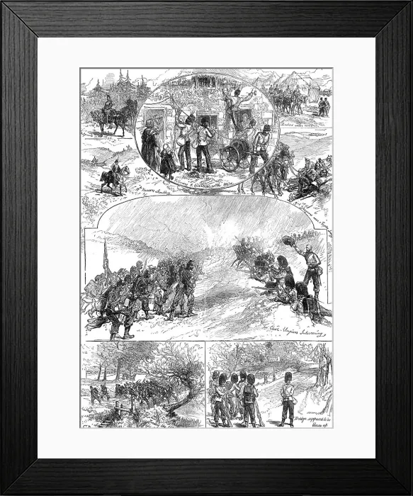 Framed Print : The Autumn Campaign, 1872. Creator: Unknown Framed Print : The Autumn Campaign, 1872. Creator: Unknown