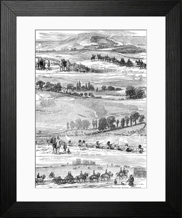 Framed Print : The Autumn Campaign, 1872. Creator: Unknown