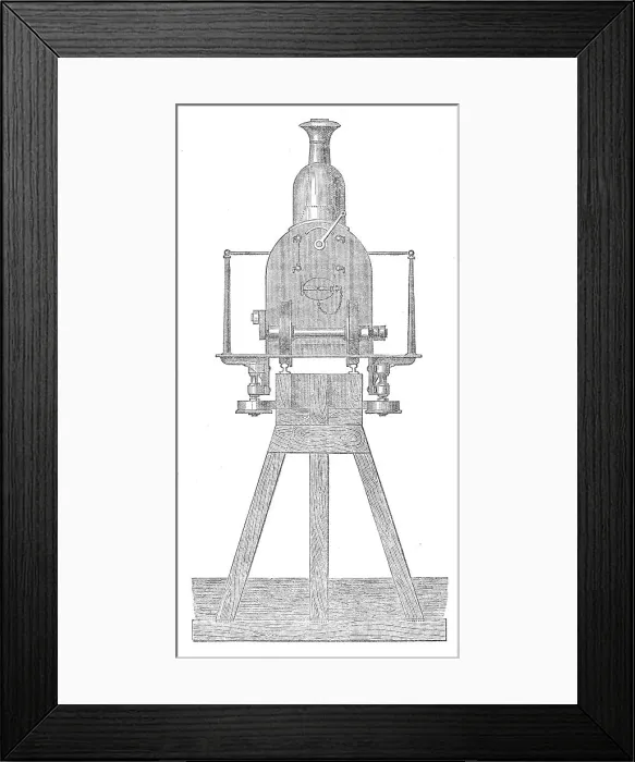 Framed Print : Section of the military narrow-gauge railway, 1872. Creator: Unknown Framed Print : Section of the military narrow-gauge railway, 1872. Creator: Unknown