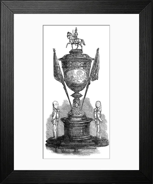 Framed Print : The Household Brigade Steeplechase Cup, 1872. Creator: Unknown Framed Print : The Household Brigade Steeplechase Cup, 1872. Creator: Unknown