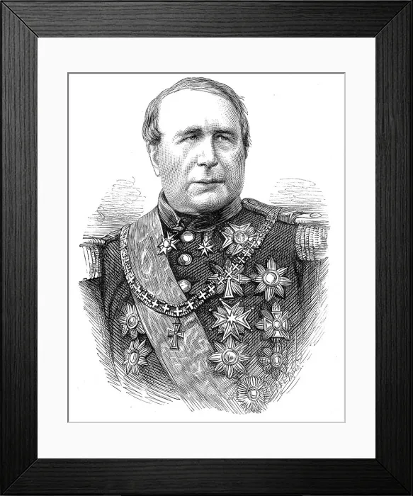 Framed Print : The late Baron de Beaulieu, Belgian Ambassador, 1872. Creator: Unknown Framed Print : The late Baron de Beaulieu, Belgian Ambassador, 1872. Creator: Unknown