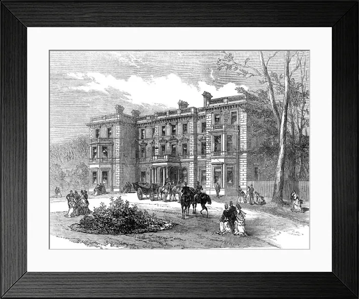 Framed Print : Elveden Hall, Suffolk, 1872. Creator: Unknown Framed Print : Elveden Hall, Suffolk, 1872. Creator: Unknown