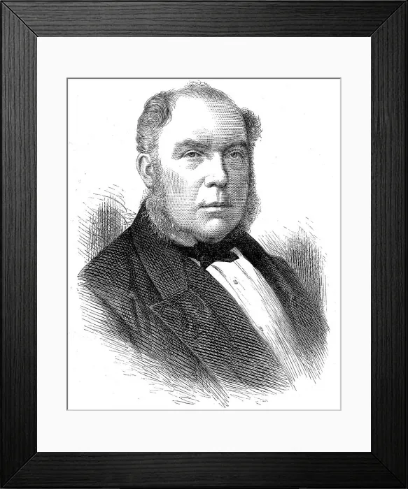 Framed Print : Alderman and Sheriff White, 1872. Creator: Unknown Framed Print : Alderman and Sheriff White, 1872. Creator: Unknown