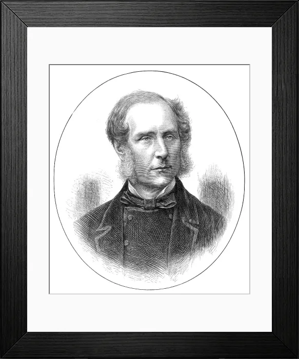 Framed Print : Lord Selborne, the new Lord Chancellor, 1872. Creator: Unknown Framed Print : Lord Selborne, the new Lord Chancellor, 1872. Creator: Unknown