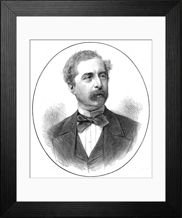 Framed Print : Sir Richard Wallace, Bart. 1872. Creator: Unknown Framed Print : Sir Richard Wallace, Bart. 1872. Creator: Unknown