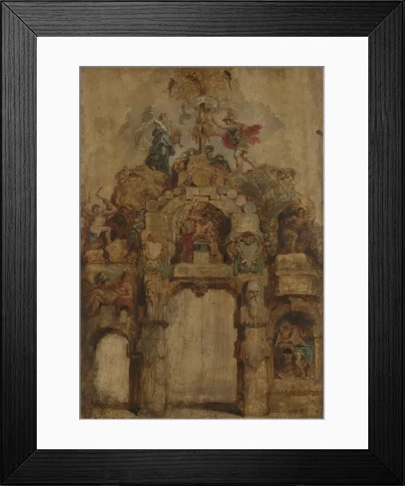Framed Print : The Arch of the Mint (reverse), 1635. Creator: Peter Paul Rubens Framed Print : The Arch of the Mint (reverse), 1635. Creator: Peter Paul Rubens
