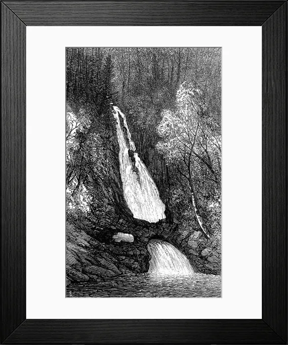 Framed Print : Allt-Smeorail, Loch Brora, 1872. Creator: Unknown Framed Print : Allt-Smeorail, Loch Brora, 1872. Creator: Unknown