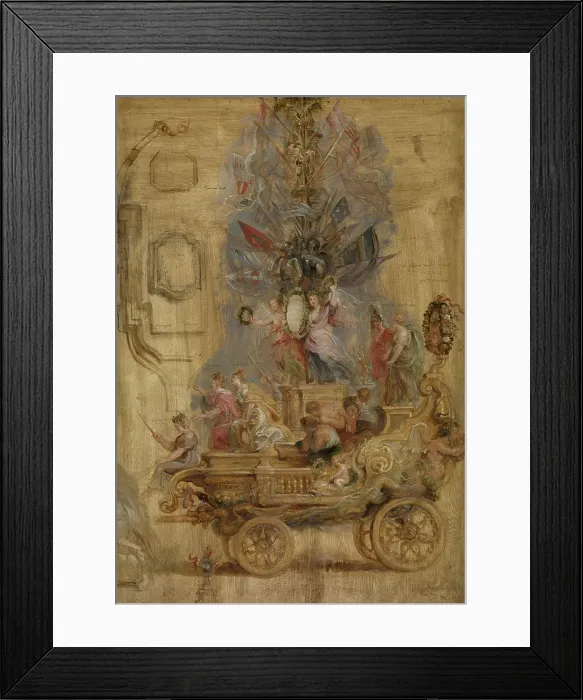 Framed Print : Triumphal Chariot of Kallo, 1638. Creator: Peter Paul Rubens