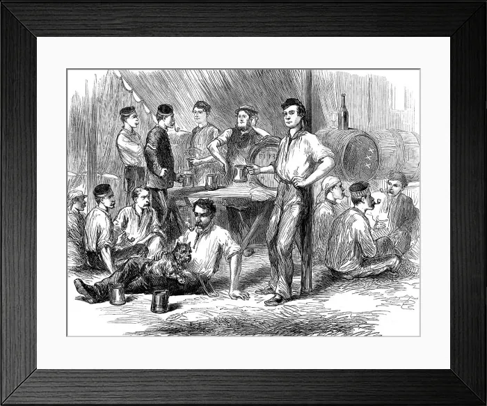 Framed Print : The Autumn Campaign: canteen, 1872. Creator: Unknown Framed Print : The Autumn Campaign: canteen, 1872. Creator: Unknown