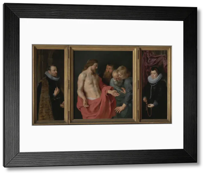 Framed Print : Epitaph of Nicolaas Rockox and His Wife Adriana Perez, 1613-1615. Creator: Peter Paul Rubens Framed Print : Epitaph of Nicolaas Rockox and His Wife Adriana Perez, 1613-1615. Creator: Peter Paul Rubens