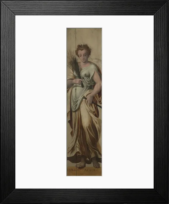 Framed Print : Sibyl Agrippina, 1565. Creator: Lambert van Noort Framed Print : Sibyl Agrippina, 1565. Creator: Lambert van Noort