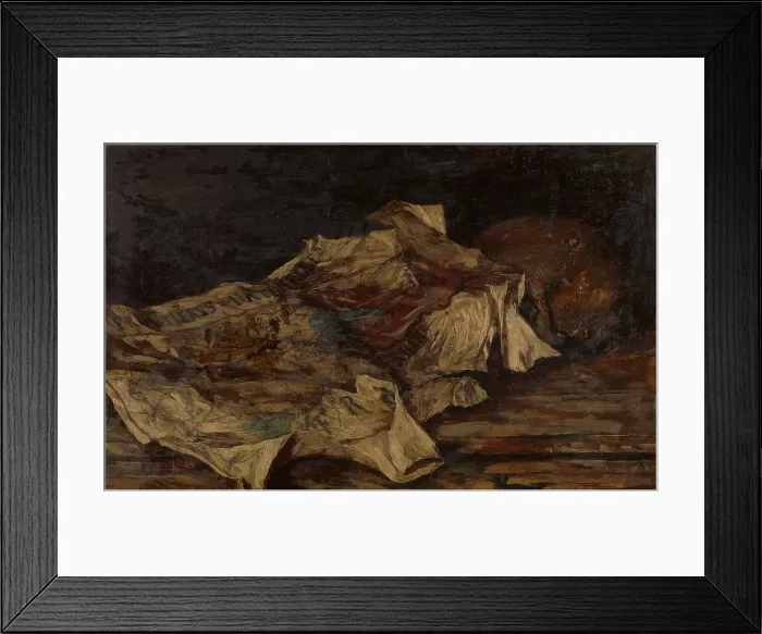Framed Print : Still Life, c1870s. Creator: Willem Linnig II Framed Print : Still Life, c1870s. Creator: Willem Linnig II