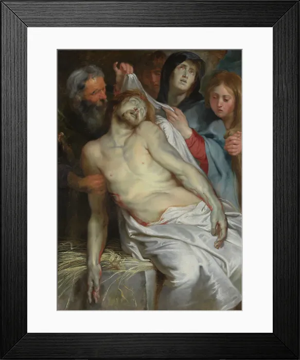 Framed Print : Christ on the Straw, 1618. Creator: Peter Paul Rubens Framed Print : Christ on the Straw, 1618. Creator: Peter Paul Rubens