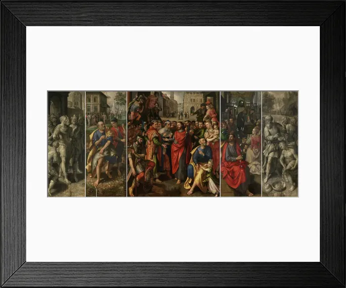 Framed Print : Altarpiece of the Guild of the Minters, 1602. Creator: Martin de Vos Framed Print : Altarpiece of the Guild of the Minters, 1602. Creator: Martin de Vos