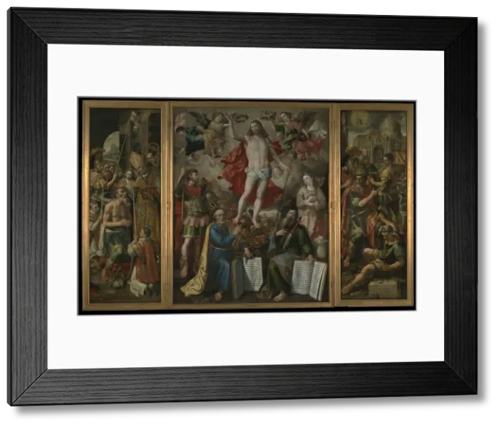 Framed Print : Altarpiece of the Guild of the Old Arbalest, 1590. Creator: Martin de Vos Framed Print : Altarpiece of the Guild of the Old Arbalest, 1590. Creator: Martin de Vos
