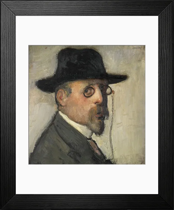 Framed Print : Self Portrait, c1900s. Creator: Jakob Smits Framed Print : Self Portrait, c1900s. Creator: Jakob Smits