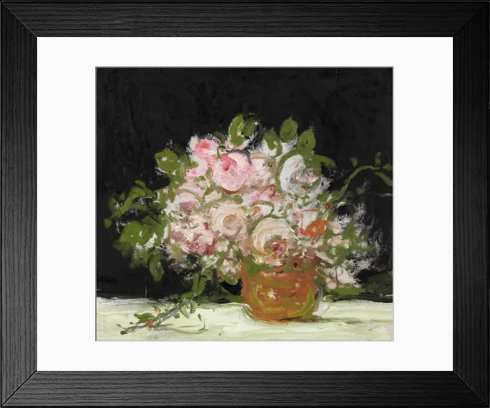 Framed Print : Roses, 1925. Creator: Jakob Smits Framed Print : Roses, 1925. Creator: Jakob Smits