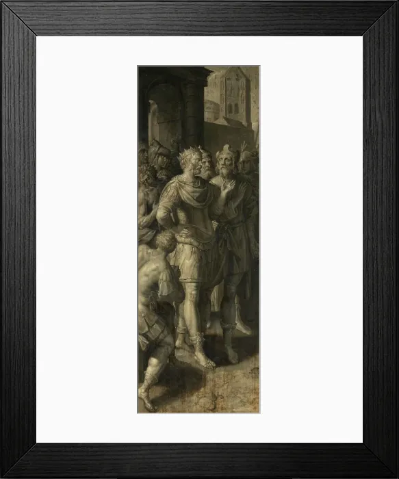 Framed Print : The Burial of Sarah, 1602. Creator: Martin de Vos Framed Print : The Burial of Sarah, 1602. Creator: Martin de Vos