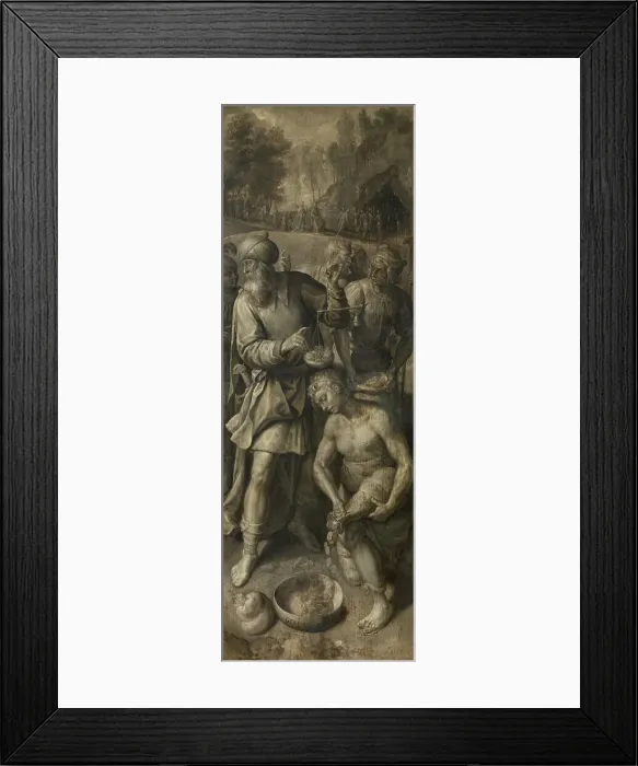 Framed Print : The Burial of Sarah, 1602. Creator: Martin de Vos Framed Print : The Burial of Sarah, 1602. Creator: Martin de Vos