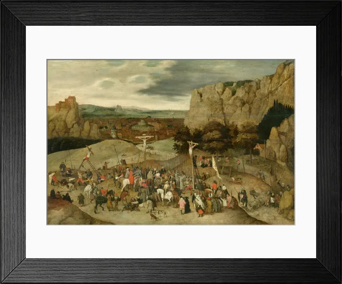 Framed Print : Calvary, c1580-1630. Creator: Pieter Brueghel the Younger Framed Print : Calvary, c1580-1630. Creator: Pieter Brueghel the Younger