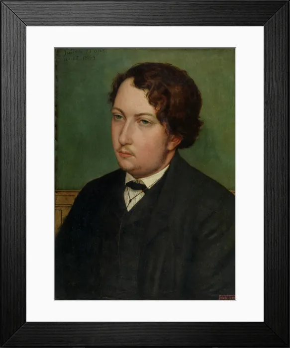 Framed Print : Julien Leys, the Artist's Son, 1863. Creator: Jan August Hendrik Leys Framed Print : Julien Leys, the Artist's Son, 1863. Creator: Jan August Hendrik Leys