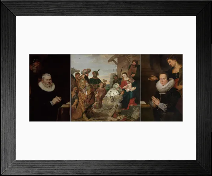 Framed Print : Epitaph of Willem van Meerbeeck and His Wife Barbara Kegeleers, 1620. Creator: Cornelis de Vos Framed Print : Epitaph of Willem van Meerbeeck and His Wife Barbara Kegeleers, 1620. Creator: Cornelis de Vos
