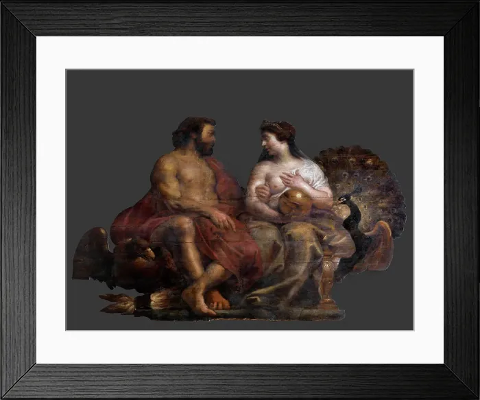 Framed Print : Jupiter and Juno, c1620s. Creator: Cornelis de Vos Framed Print : Jupiter and Juno, c1620s. Creator: Cornelis de Vos
