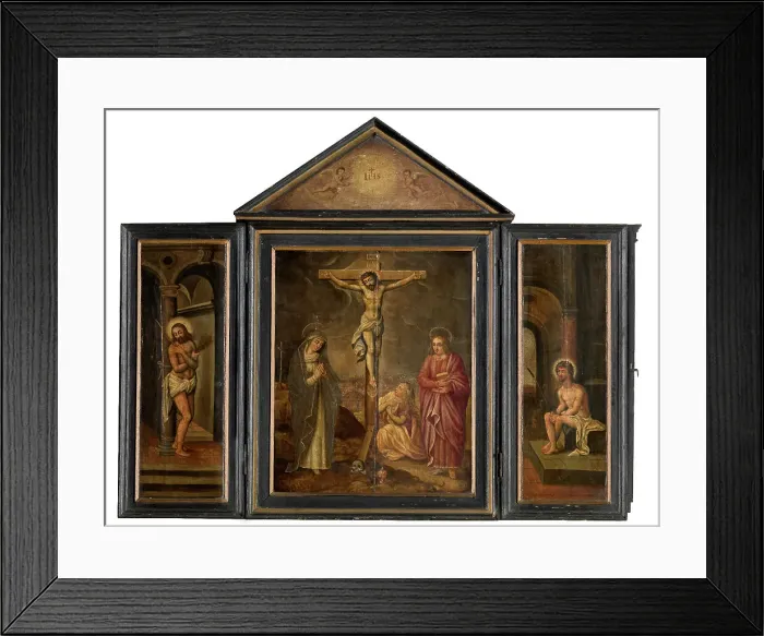 Framed Print : The Passion of Christ, 17th century. Creator: Anon Framed Print : The Passion of Christ, 17th century. Creator: Anon