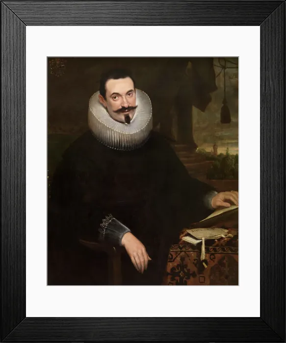 Framed Print : The Notary Barthel van den Berghe, 1625. Creator: Cornelis de Vos Framed Print : The Notary Barthel van den Berghe, 1625. Creator: Cornelis de Vos