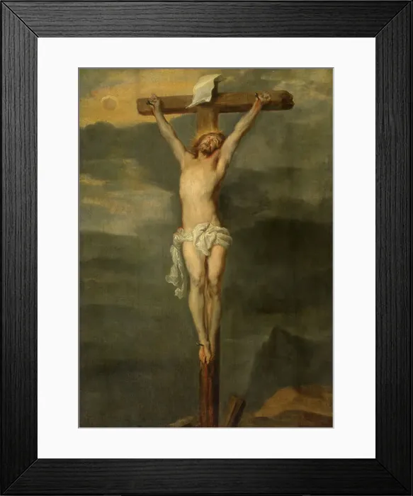 Framed Print : Christ on the Cross, c1627. Creator: Anthony van Dyck Framed Print : Christ on the Cross, c1627. Creator: Anthony van Dyck