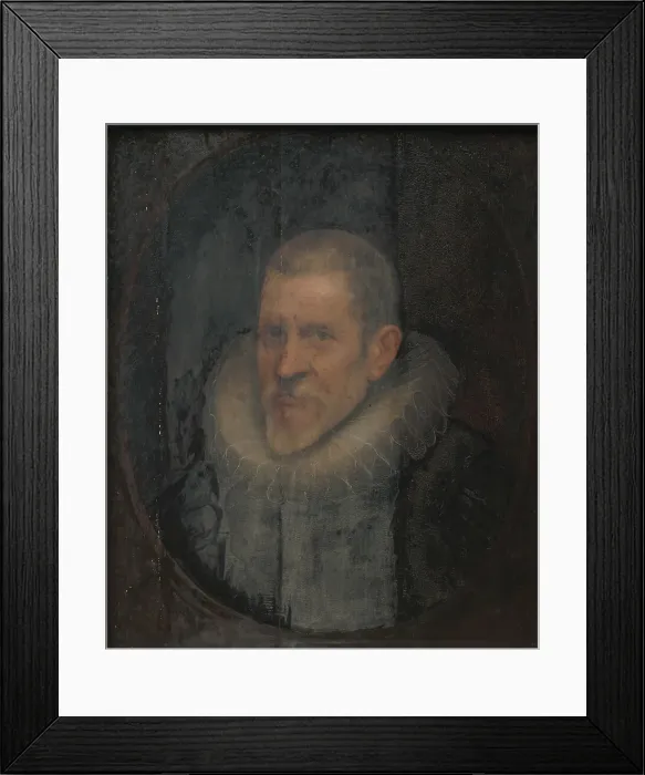 Framed Print : Portrait of a Man, 1678. Creator: Anon Framed Print : Portrait of a Man, 1678. Creator: Anon