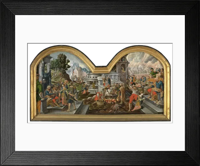 Framed Print : The Life of Saint Margaret of Antioch, 1544. Creator: Anon Framed Print : The Life of Saint Margaret of Antioch, 1544. Creator: Anon