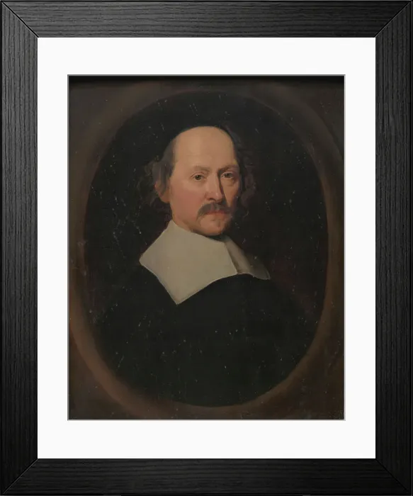 Framed Print : Portrait of a Man, 1st quarter 17th century. Creator: Anon Framed Print : Portrait of a Man, 1st quarter 17th century. Creator: Anon
