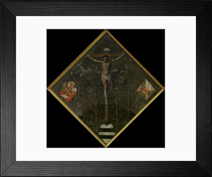 Framed Print : Blazon of the Diest Chamber of Rhetoric De Christus-ooghen, 1561. Creator: Anon Framed Print : Blazon of the Diest Chamber of Rhetoric De Christus-ooghen, 1561. Creator: Anon