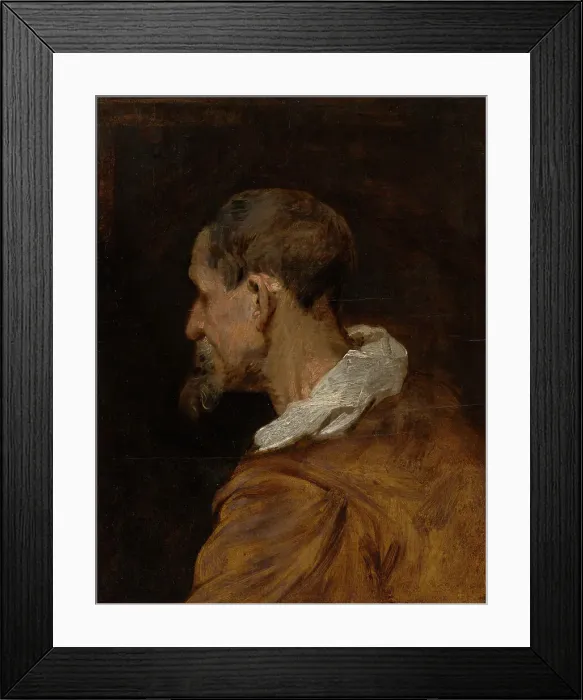 Framed Print : Head Study, c1618-1620. Creator: Anthony van Dyck Framed Print : Head Study, c1618-1620. Creator: Anthony van Dyck