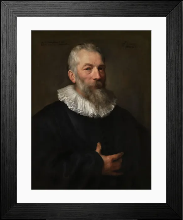 Framed Print : The Painter Marten Pepijn, 1632. Creator: Anthony van Dyck Framed Print : The Painter Marten Pepijn, 1632. Creator: Anthony van Dyck