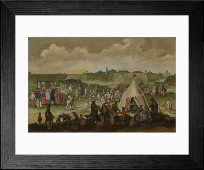 Framed Print : The Antwerp Castle Demolished in 1577, 1st quarter 17th century. Creator: Anon Framed Print : The Antwerp Castle Demolished in 1577, 1st quarter 17th century. Creator: Anon