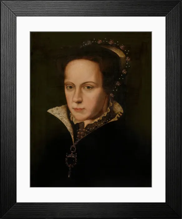 Framed Print : Mary Tudor, 16th century. Creator: Anon