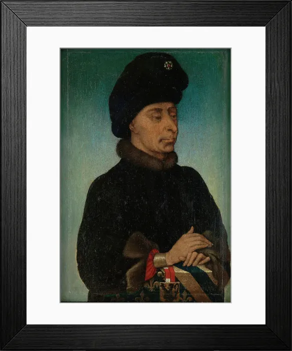 Framed Print : John the Fearless, Duke of Burgundy, 1450. Creator: Anon Framed Print : John the Fearless, Duke of Burgundy, 1450. Creator: Anon